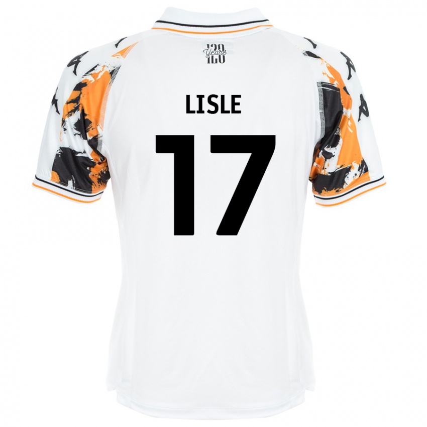 Niño Camiseta Mary Lisle #17 Blanco 2ª Equipación 2024/25 La Camisa Argentina