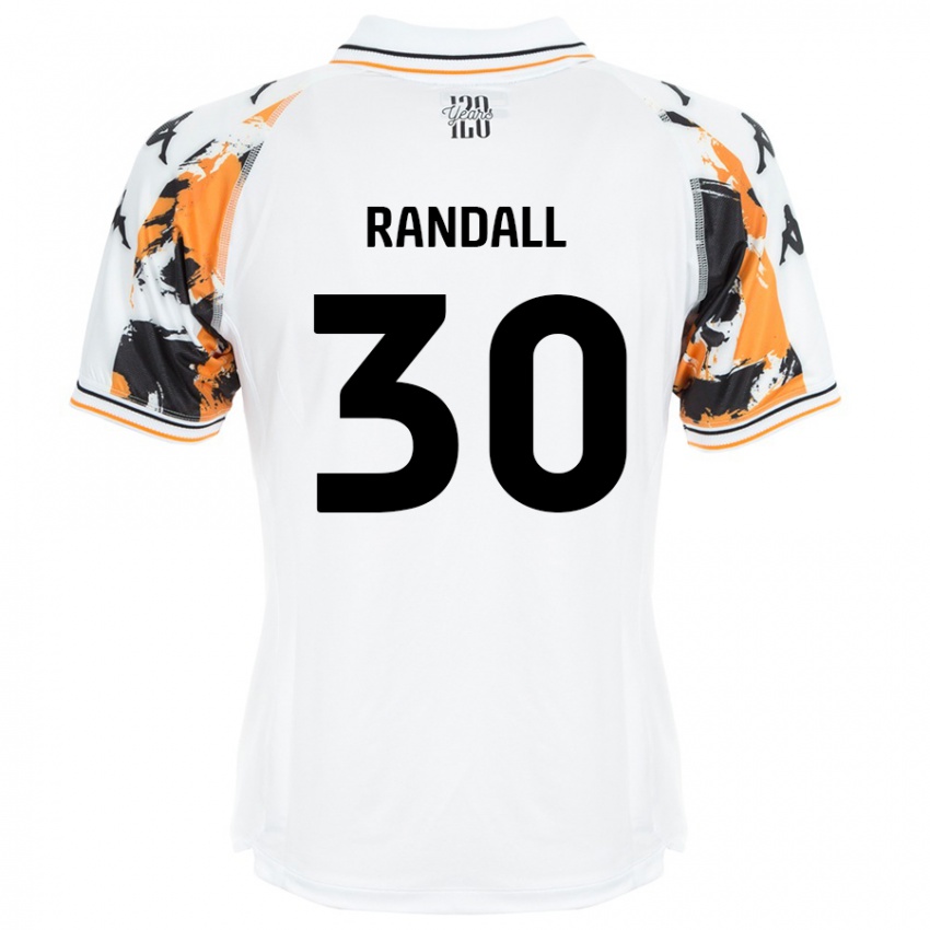 Niño Camiseta Jennifer Randall #30 Blanco 2ª Equipación 2024/25 La Camisa Argentina