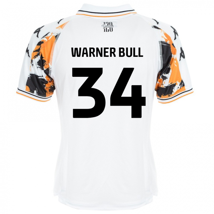 Niño Camiseta Lucy Warner-Bull #34 Blanco 2ª Equipación 2024/25 La Camisa Argentina