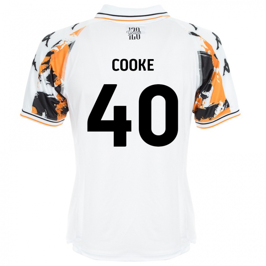 Niño Camiseta Megan Cooke #40 Blanco 2ª Equipación 2024/25 La Camisa Argentina