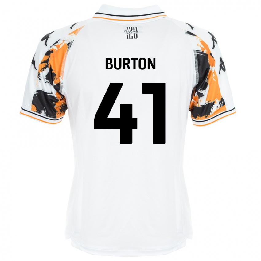 Niño Camiseta Jess Burton #41 Blanco 2ª Equipación 2024/25 La Camisa Argentina