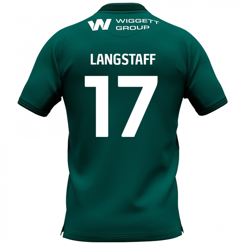 Niño Camiseta Macaulay Langstaff #17 Verde 2ª Equipación 2024/25 La Camisa Argentina