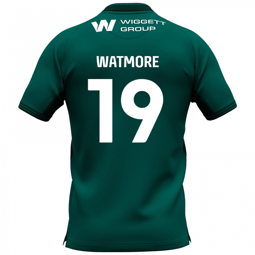 Niño Camiseta Duncan Watmore #19 Verde 2ª Equipación 2024/25 La Camisa Argentina