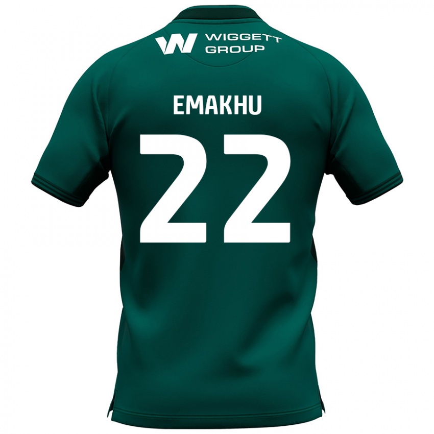 Niño Camiseta Aidomo Emakhu #22 Verde 2ª Equipación 2024/25 La Camisa Argentina