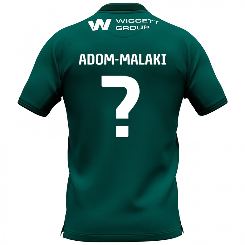 Niño Camiseta Nino Adom-Malaki #0 Verde 2ª Equipación 2024/25 La Camisa Argentina