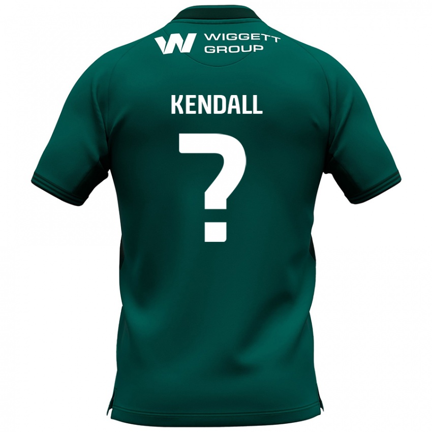 Niño Camiseta Sheldon Kendall #0 Verde 2ª Equipación 2024/25 La Camisa Argentina