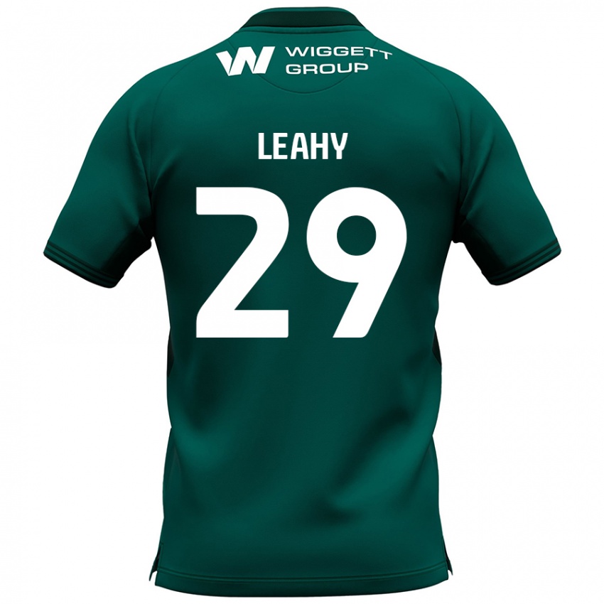 Niño Camiseta Tom Leahy #29 Verde 2ª Equipación 2024/25 La Camisa Argentina