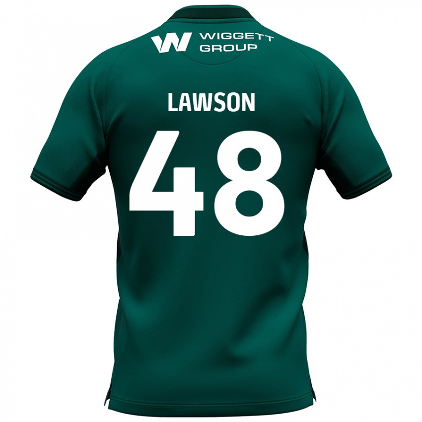 Niño Camiseta Sha'mar Lawson #48 Verde 2ª Equipación 2024/25 La Camisa Argentina