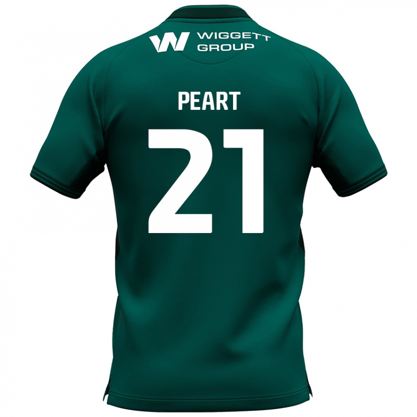 Niño Camiseta Kalani Peart #21 Verde 2ª Equipación 2024/25 La Camisa Argentina