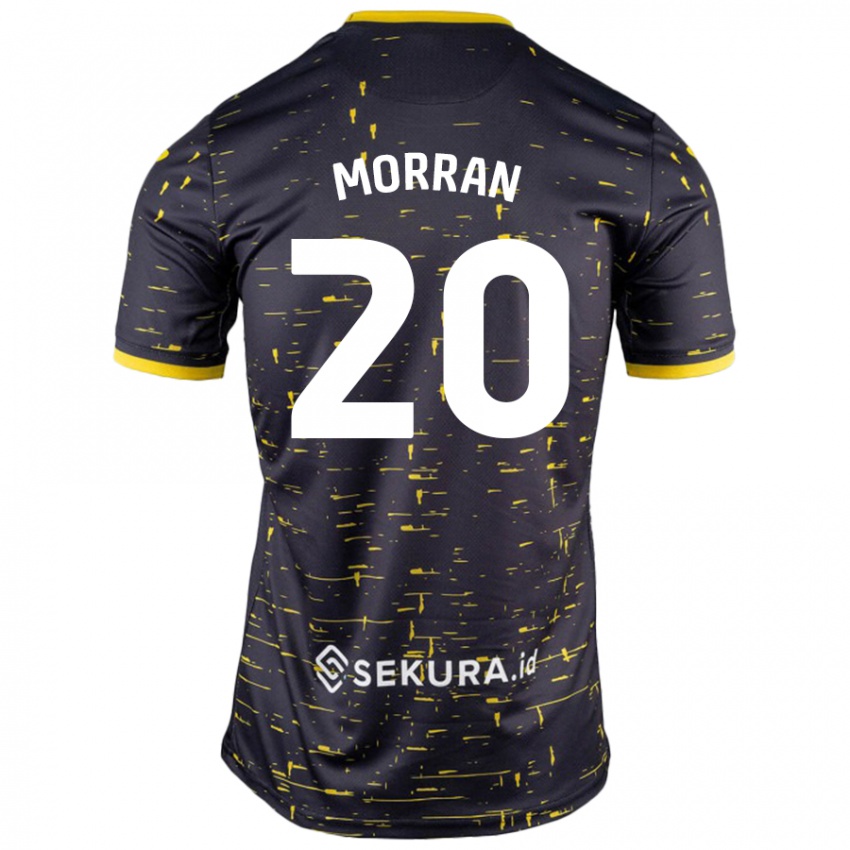 Niño Camiseta Eloise Morran #20 Negro Amarillo 2ª Equipación 2024/25 La Camisa Argentina