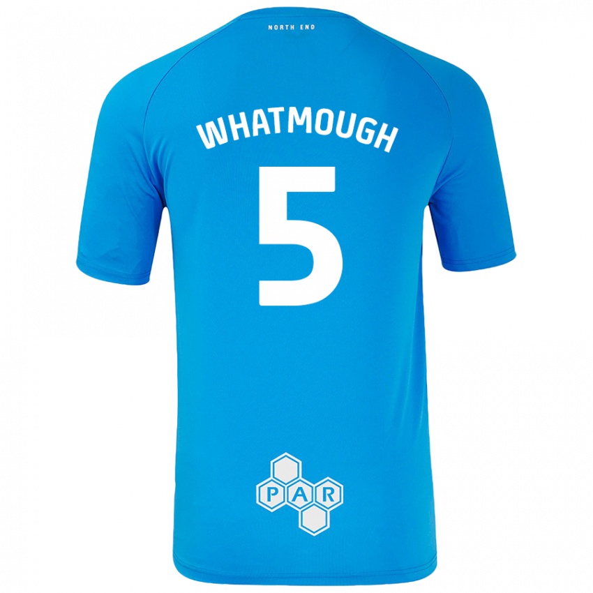 Niño Camiseta Jack Whatmough #5 Azul Cielo 2ª Equipación 2024/25 La Camisa Argentina