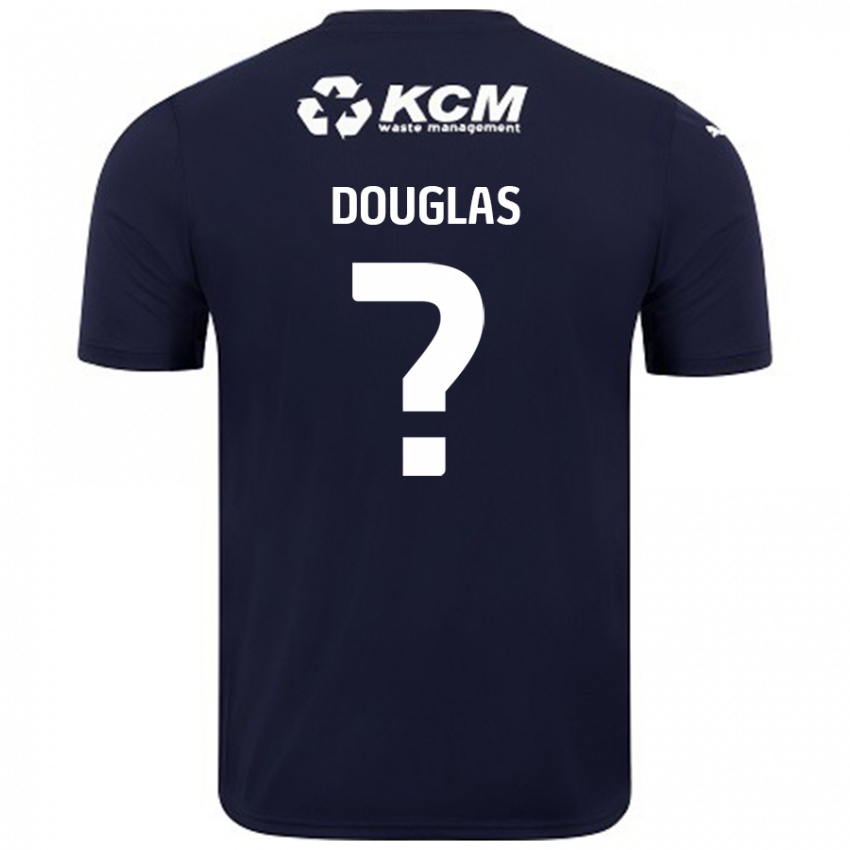 Niño Camiseta Hamish Douglas #0 Azul Marino 2ª Equipación 2024/25 La Camisa Argentina