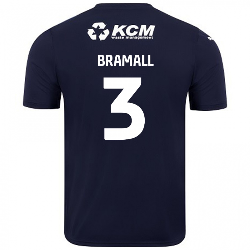 Niño Camiseta Cohen Bramall #3 Azul Marino 2ª Equipación 2024/25 La Camisa Argentina