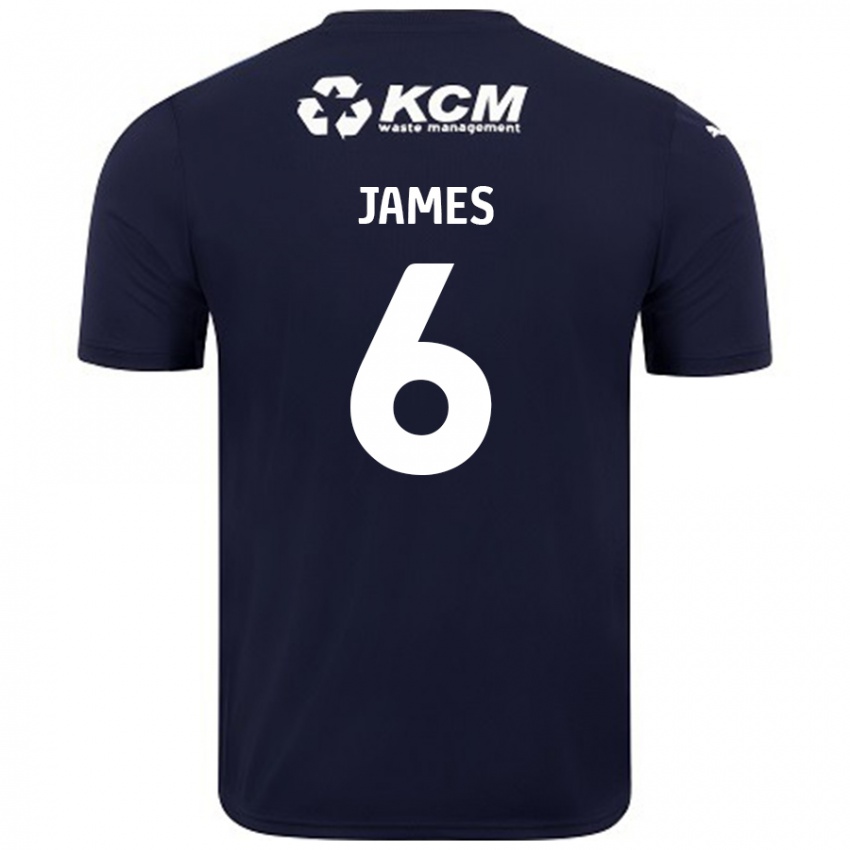 Niño Camiseta Reece James #6 Azul Marino 2ª Equipación 2024/25 La Camisa Argentina