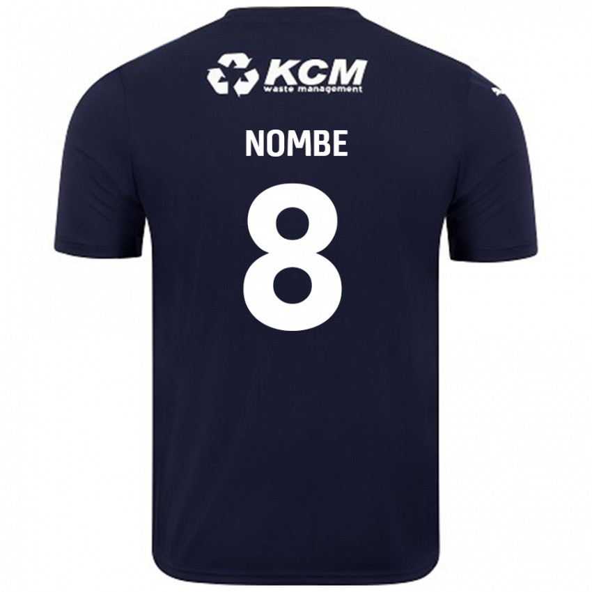 Niño Camiseta Sam Nombe #8 Azul Marino 2ª Equipación 2024/25 La Camisa Argentina