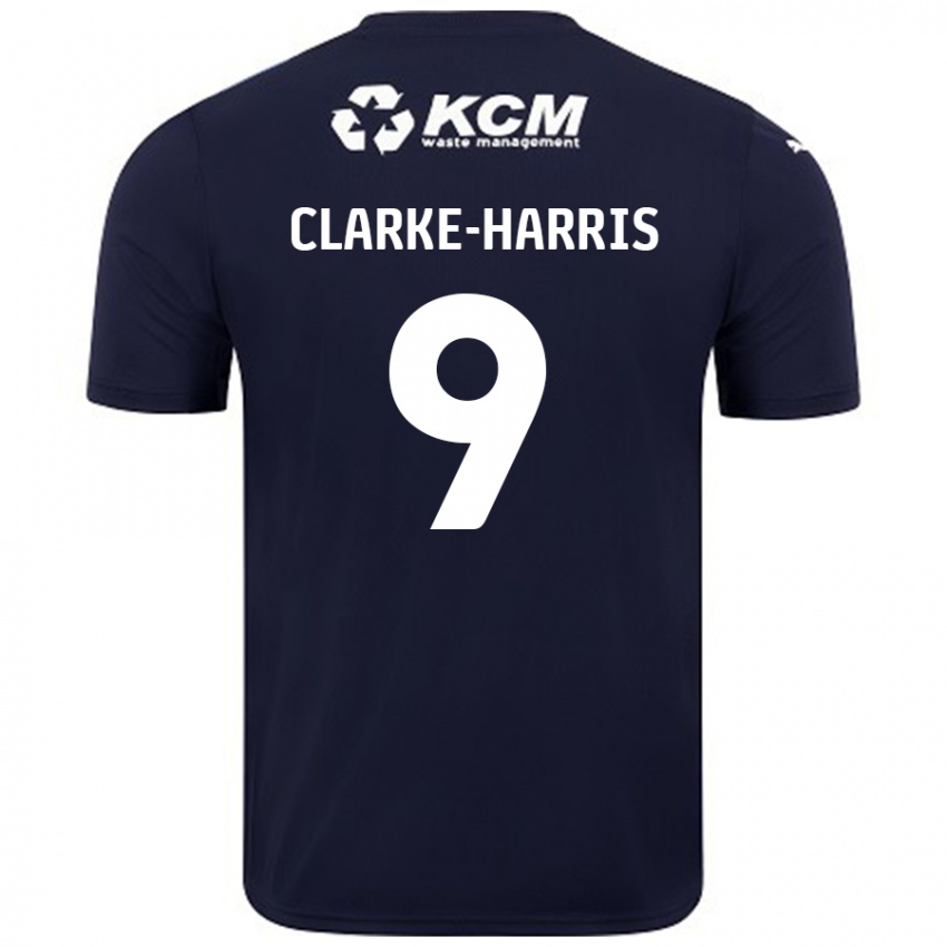 Niño Camiseta Jonson Clarke-Harris #9 Azul Marino 2ª Equipación 2024/25 La Camisa Argentina