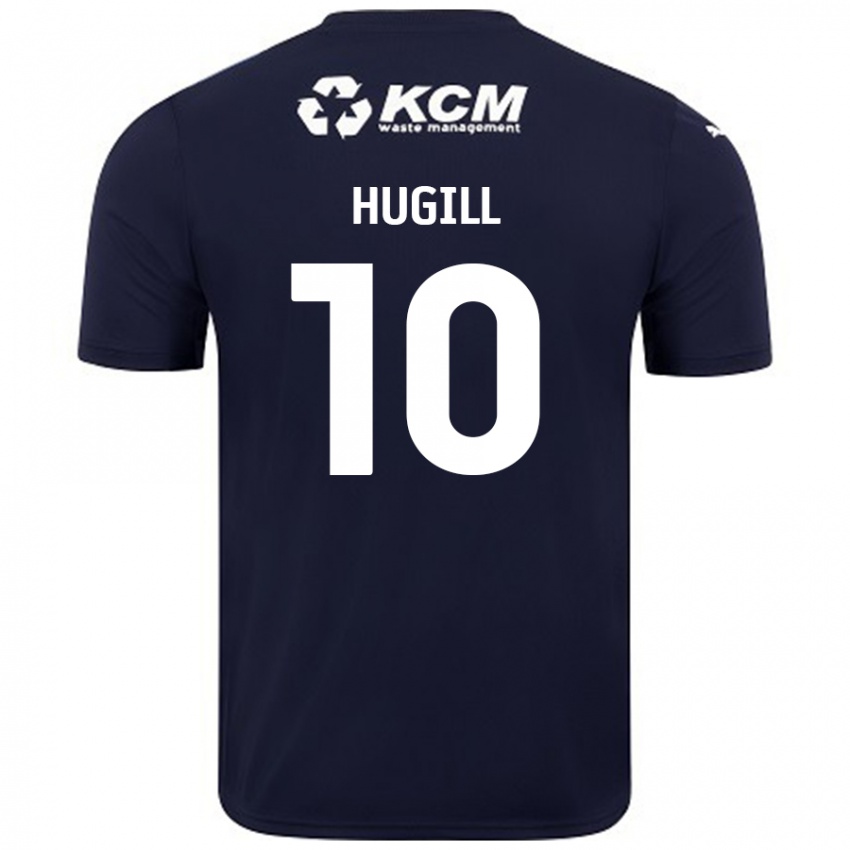 Niño Camiseta Jordan Hugill #10 Azul Marino 2ª Equipación 2024/25 La Camisa Argentina