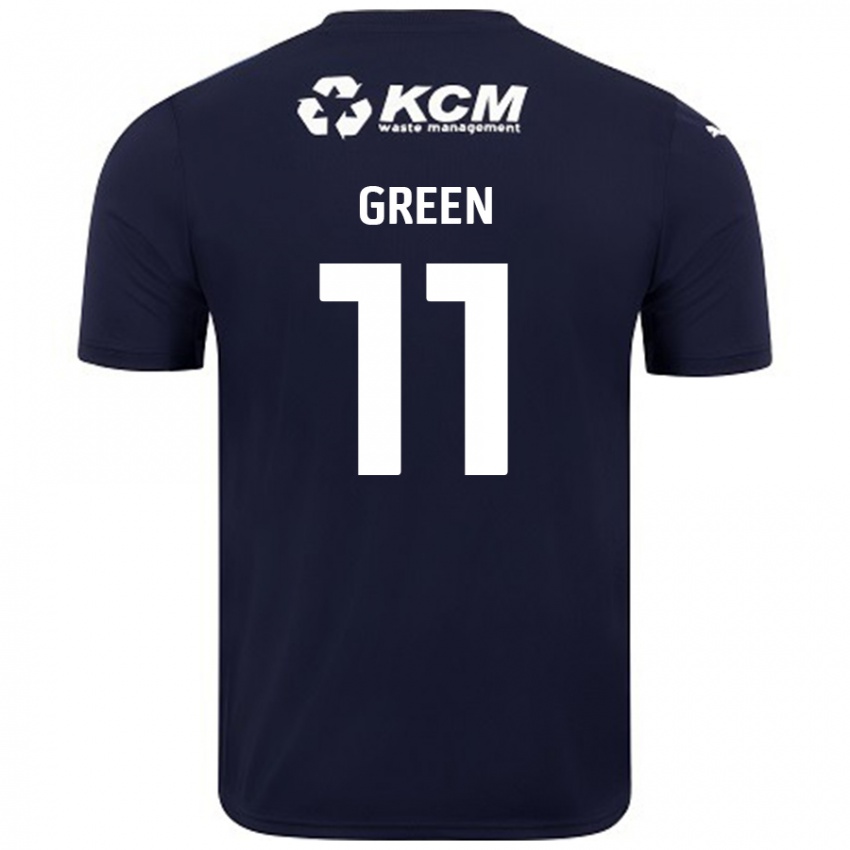 Niño Camiseta Andre Green #11 Azul Marino 2ª Equipación 2024/25 La Camisa Argentina