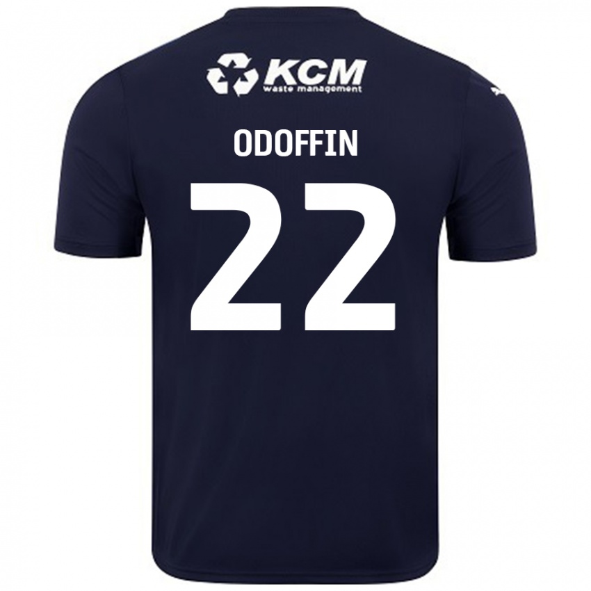 Niño Camiseta Hakeem Odoffin #22 Azul Marino 2ª Equipación 2024/25 La Camisa Argentina