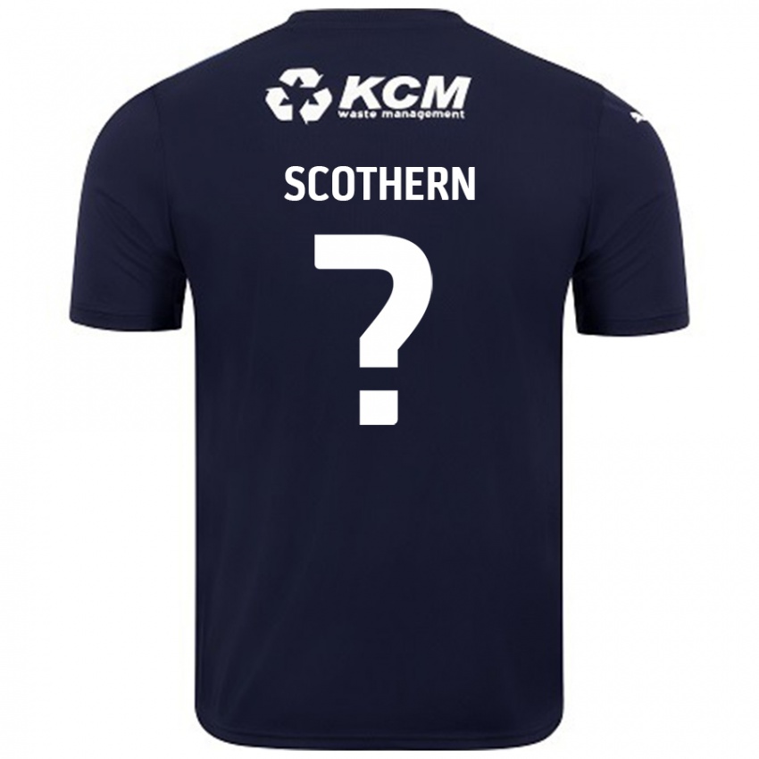 Niño Camiseta Ben Scothern #0 Azul Marino 2ª Equipación 2024/25 La Camisa Argentina