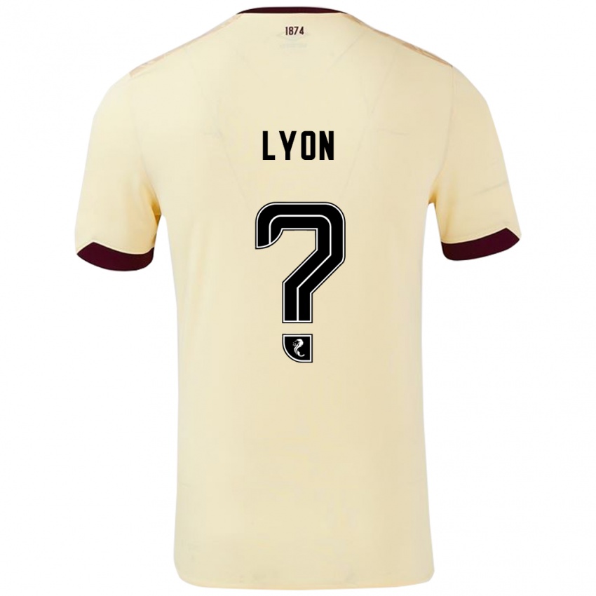 Niño Camiseta Jack Lyon #0 Crema Burdeos 2ª Equipación 2024/25 La Camisa Argentina