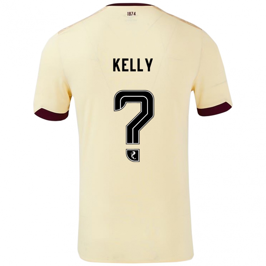 Niño Camiseta Ryan Kelly #0 Crema Burdeos 2ª Equipación 2024/25 La Camisa Argentina