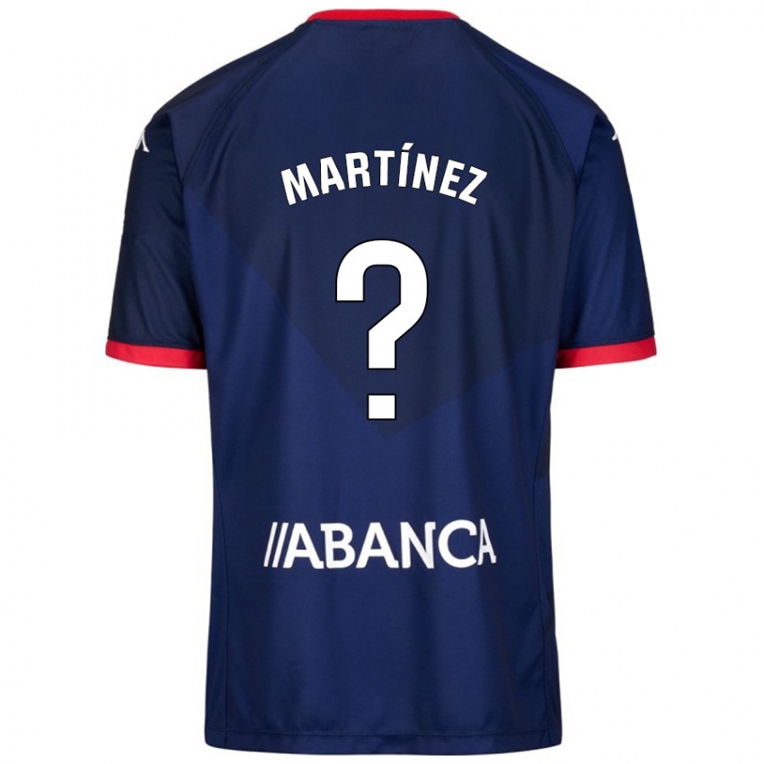 Niño Camiseta Pablo Martínez #4 Azul Marino 2ª Equipación 2024/25 La Camisa Argentina