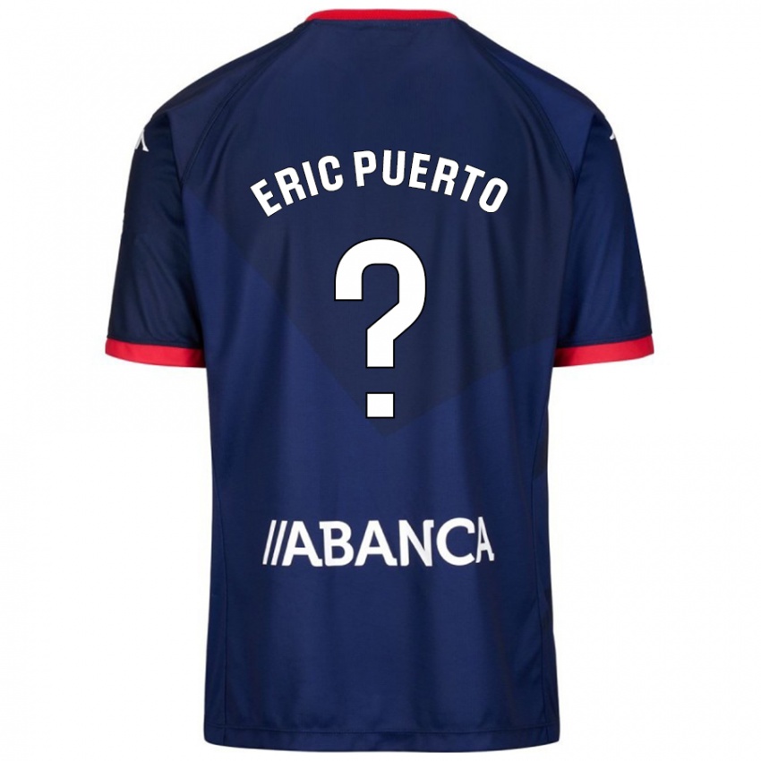 Niño Camiseta Eric Puerto #13 Azul Marino 2ª Equipación 2024/25 La Camisa Argentina