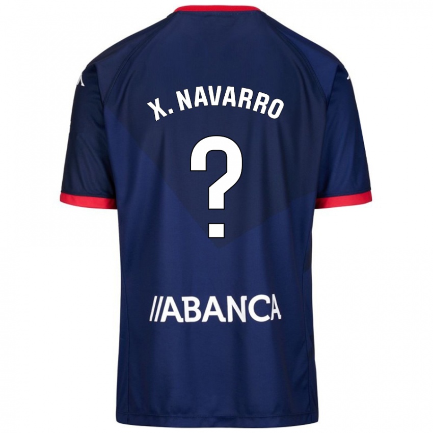 Niño Camiseta Ximo Navarro #23 Azul Marino 2ª Equipación 2024/25 La Camisa Argentina