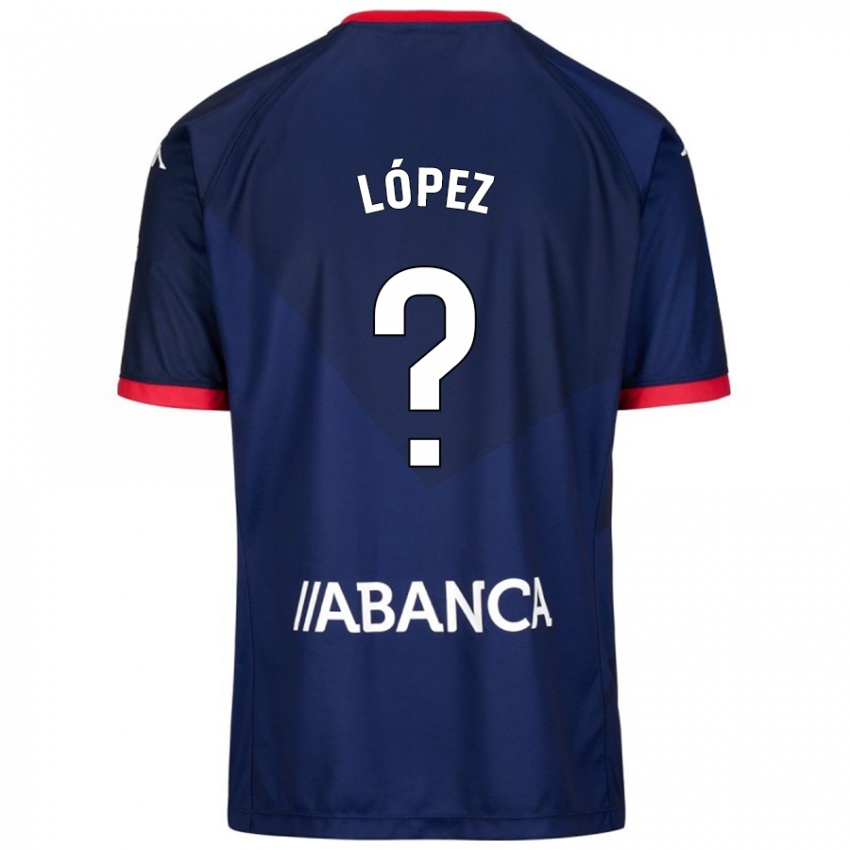 Niño Camiseta Rubén López #27 Azul Marino 2ª Equipación 2024/25 La Camisa Argentina