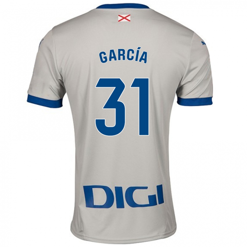 Niño Camiseta Gaizka García #31 Gris Claro 2ª Equipación 2024/25 La Camisa Argentina