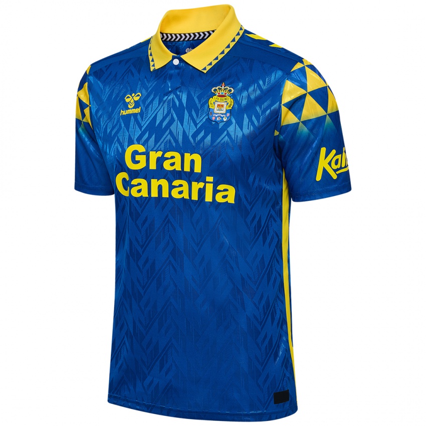 Niño Camiseta Denis Cruces #0 Azul Amarillo 2ª Equipación 2024/25 La Camisa Argentina