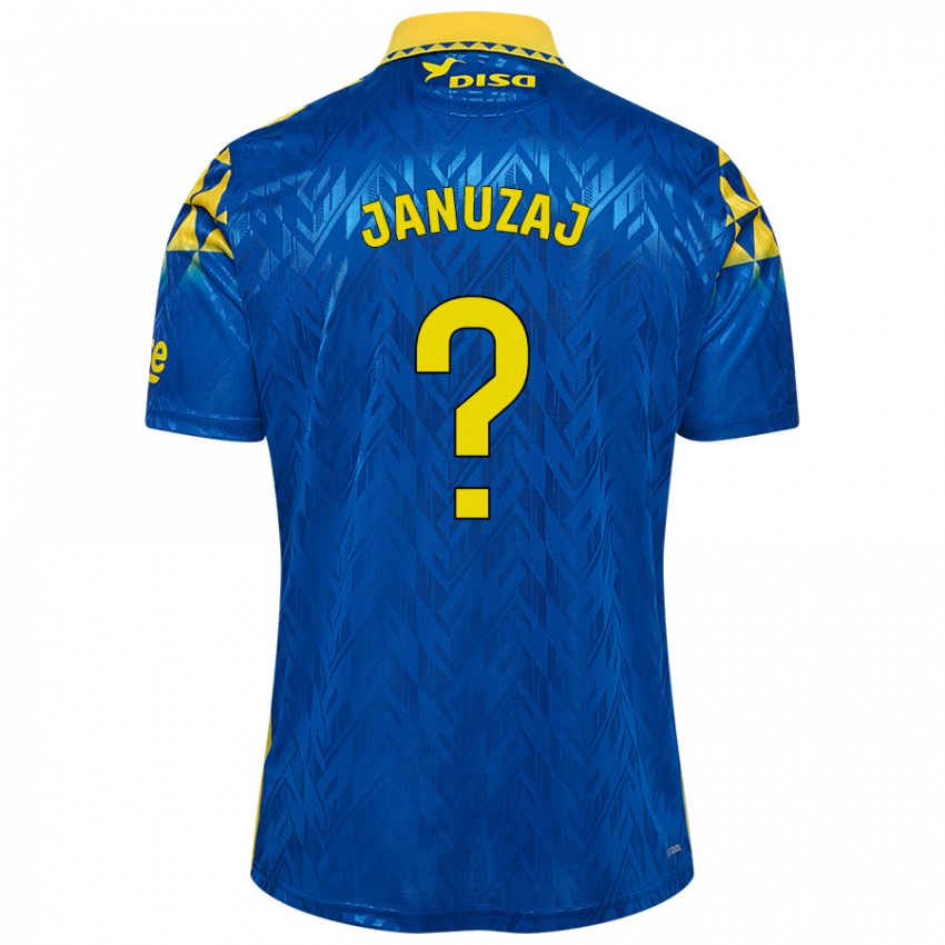 Niño Camiseta Adnan Januzaj #0 Azul Amarillo 2ª Equipación 2024/25 La Camisa Argentina