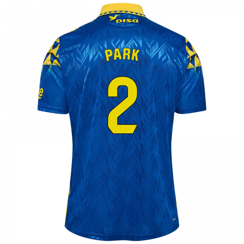 Niño Camiseta Marvin Park #2 Azul Amarillo 2ª Equipación 2024/25 La Camisa Argentina