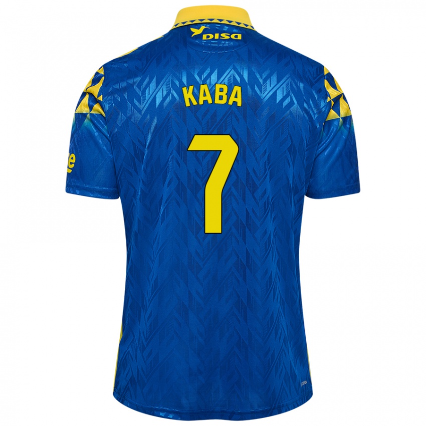 Niño Camiseta Sory Kaba #7 Azul Amarillo 2ª Equipación 2024/25 La Camisa Argentina