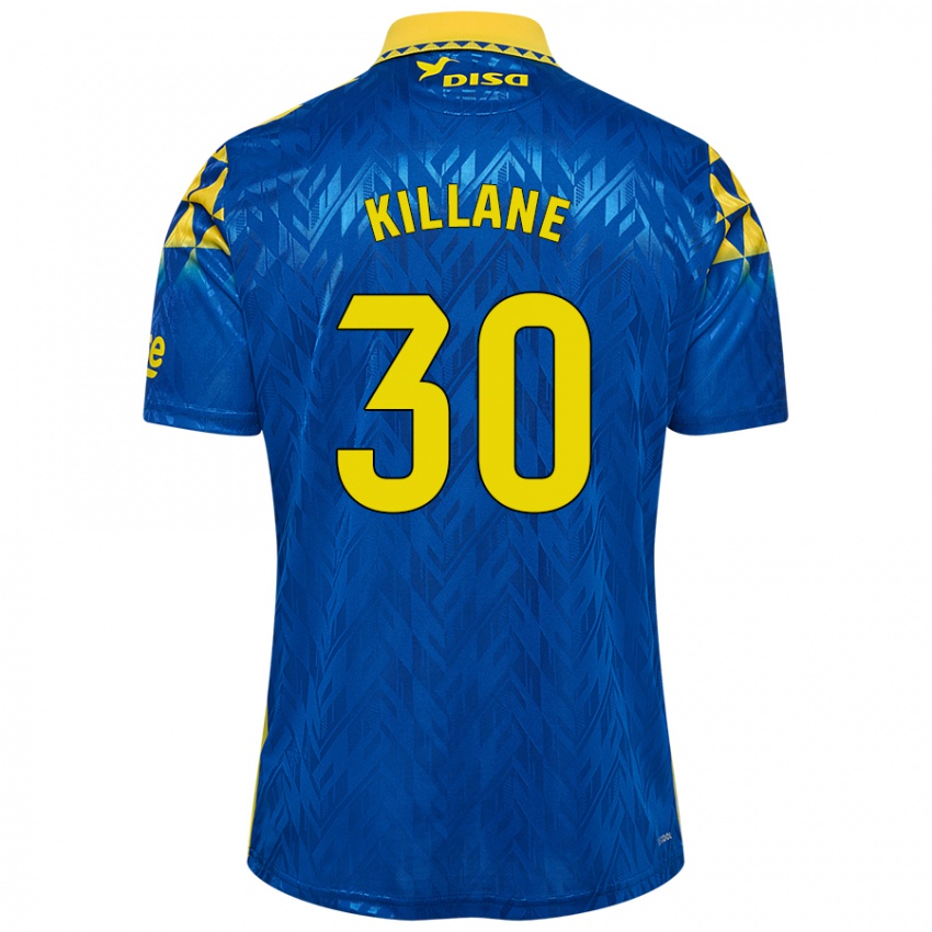 Niño Camiseta Álvaro Killane #30 Azul Amarillo 2ª Equipación 2024/25 La Camisa Argentina