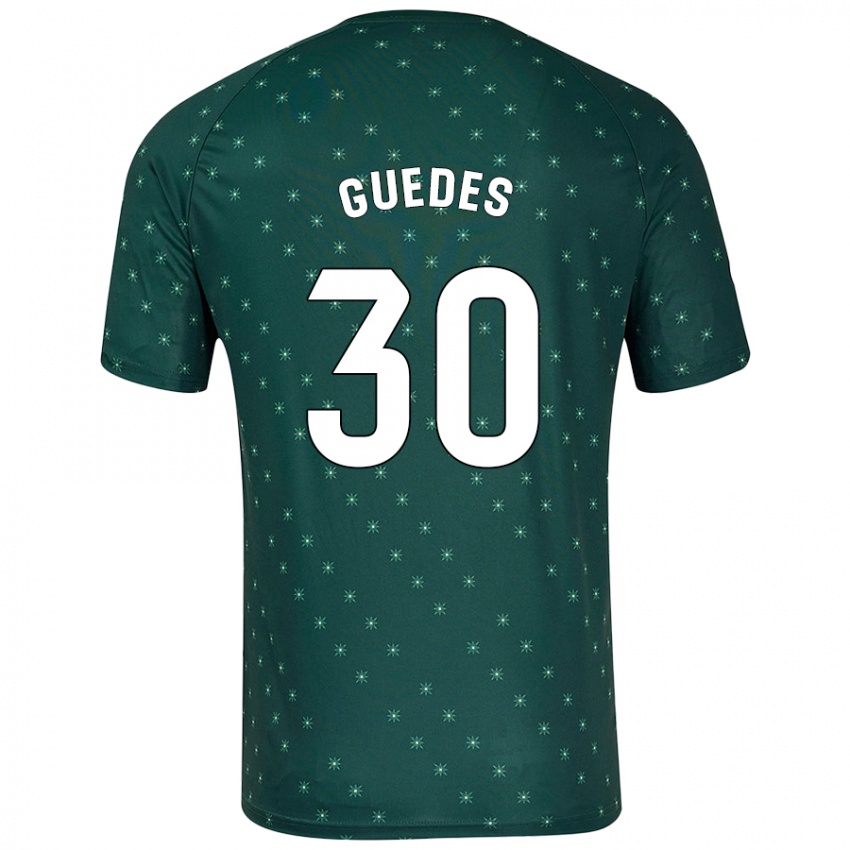 Niño Camiseta Gui Guedes #30 Verde Oscuro 2ª Equipación 2024/25 La Camisa Argentina