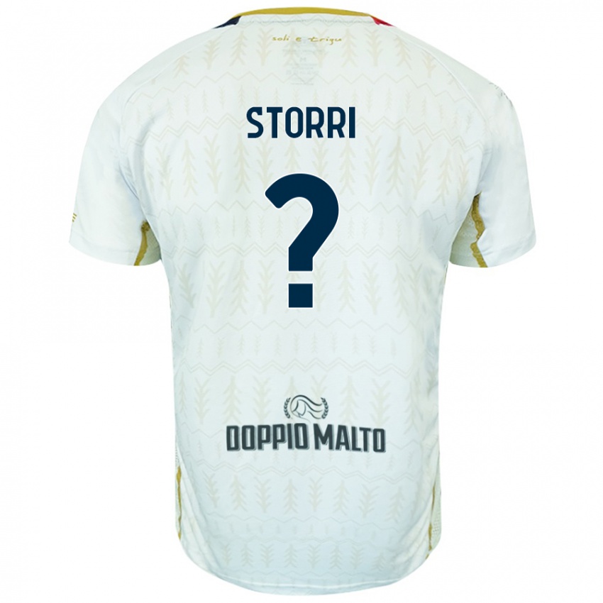 Niño Camiseta Leonardo Storri #0 Blanco 2ª Equipación 2024/25 La Camisa Argentina