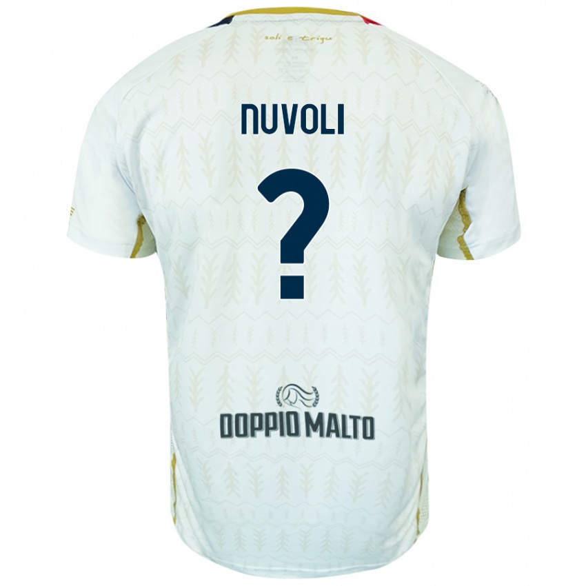 Niño Camiseta Matteo Nuvoli #0 Blanco 2ª Equipación 2024/25 La Camisa Argentina