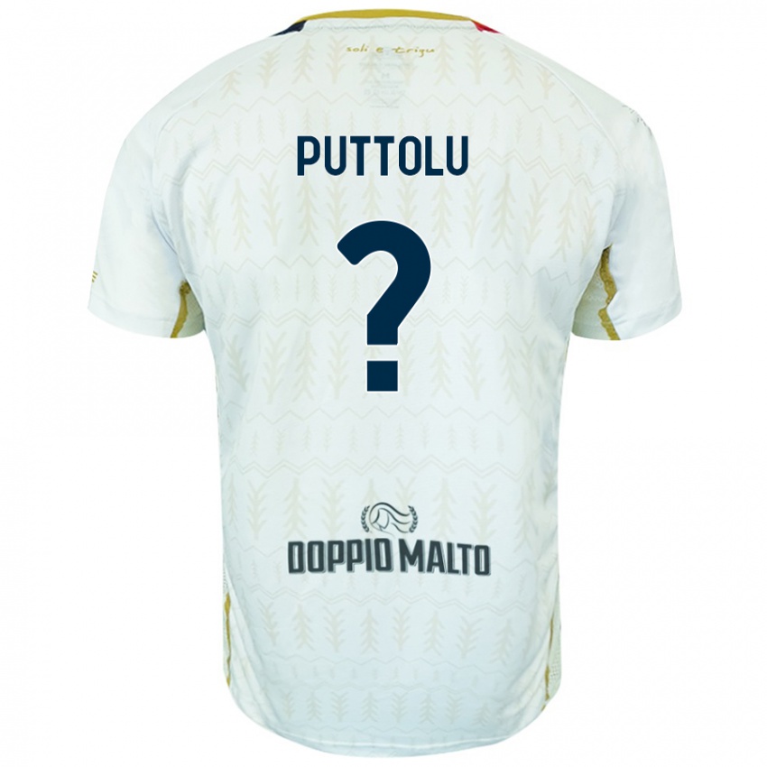 Niño Camiseta Diego Puttolu #0 Blanco 2ª Equipación 2024/25 La Camisa Argentina