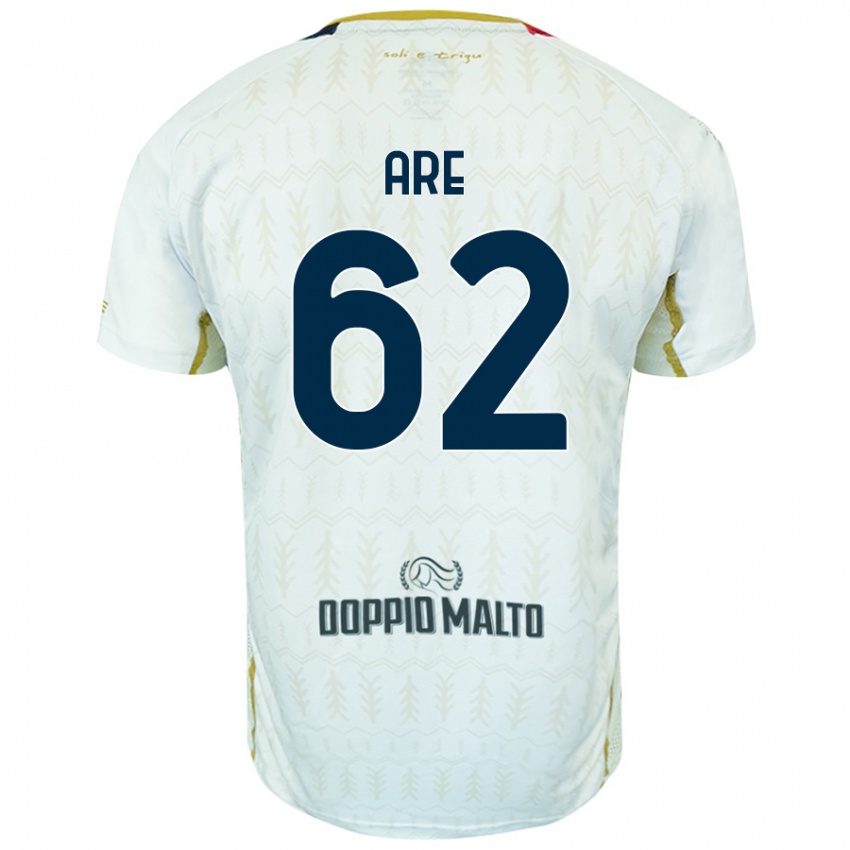 Niño Camiseta Emmanuele Are #62 Blanco 2ª Equipación 2024/25 La Camisa Argentina