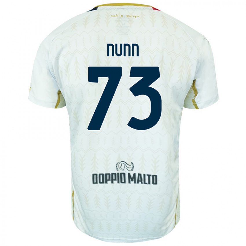 Niño Camiseta Jack Nunn #73 Blanco 2ª Equipación 2024/25 La Camisa Argentina