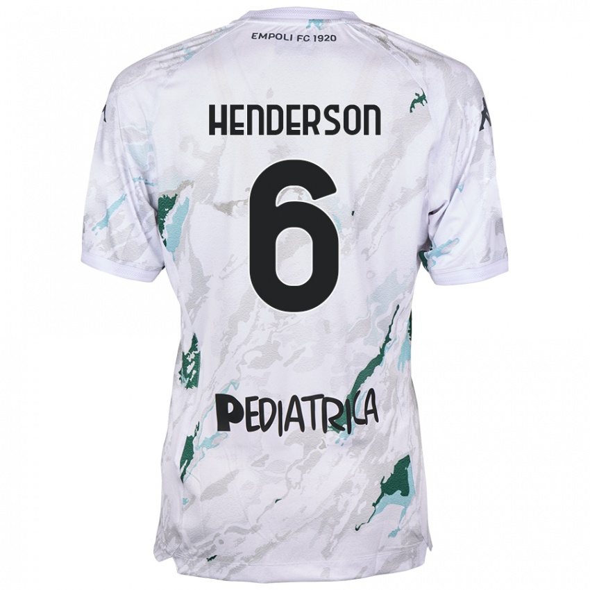 Niño Camiseta Liam Henderson #6 Gris 2ª Equipación 2024/25 La Camisa Argentina