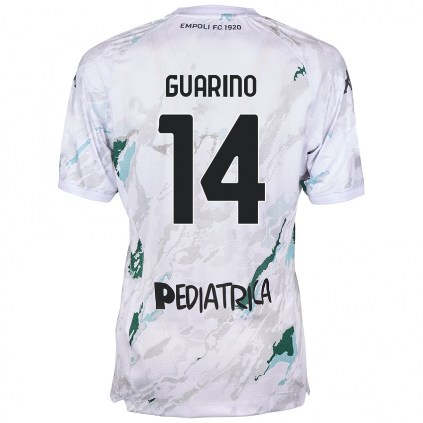 Niño Camiseta Gabriele Guarino #14 Gris 2ª Equipación 2024/25 La Camisa Argentina