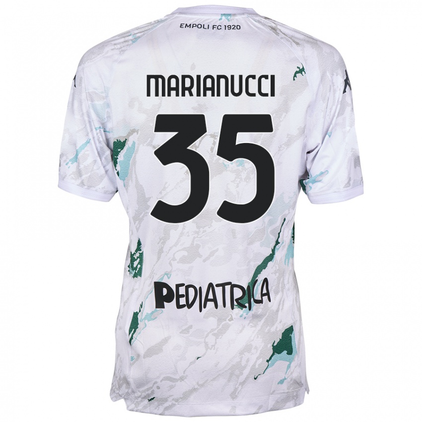 Niño Camiseta Luca Marianucci #35 Gris 2ª Equipación 2024/25 La Camisa Argentina