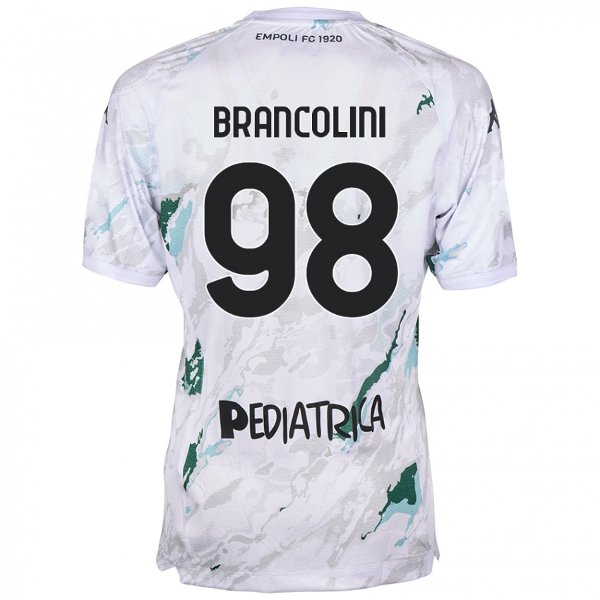 Niño Camiseta Federico Brancolini #98 Gris 2ª Equipación 2024/25 La Camisa Argentina