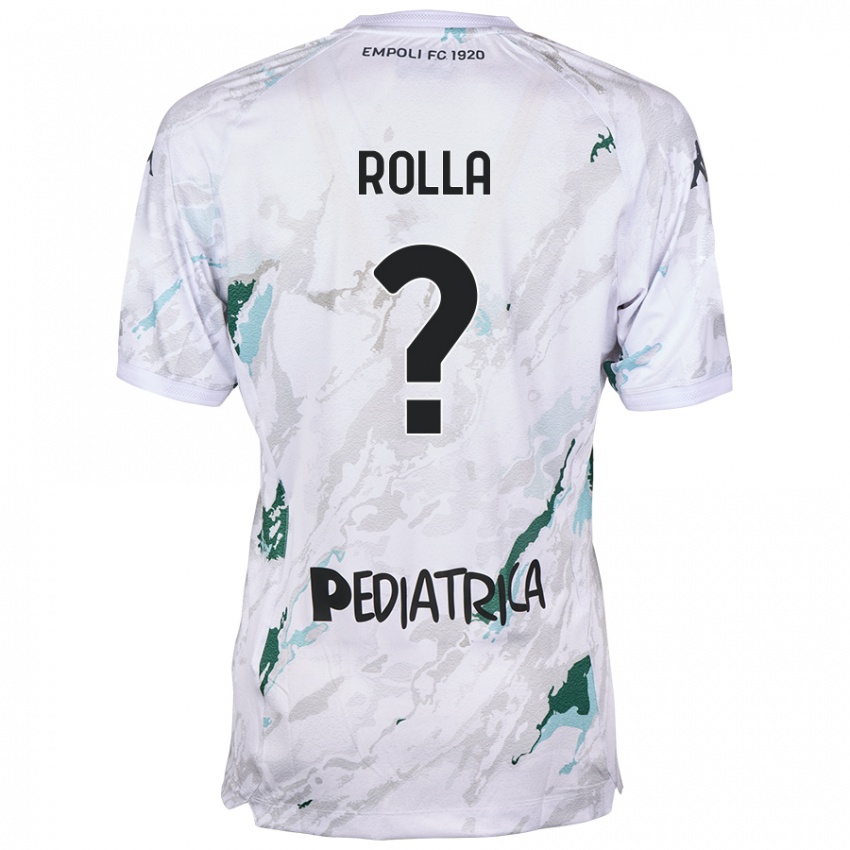 Niño Camiseta Nicola Rolla #0 Gris 2ª Equipación 2024/25 La Camisa Argentina