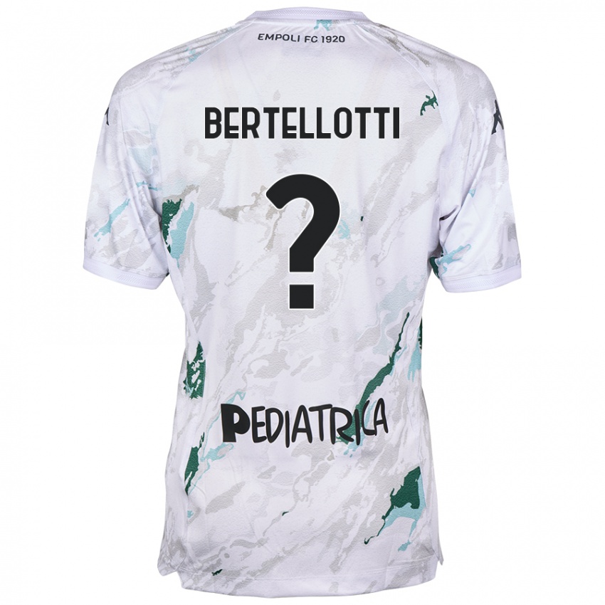 Niño Camiseta Giacomo Bertellotti #0 Gris 2ª Equipación 2024/25 La Camisa Argentina