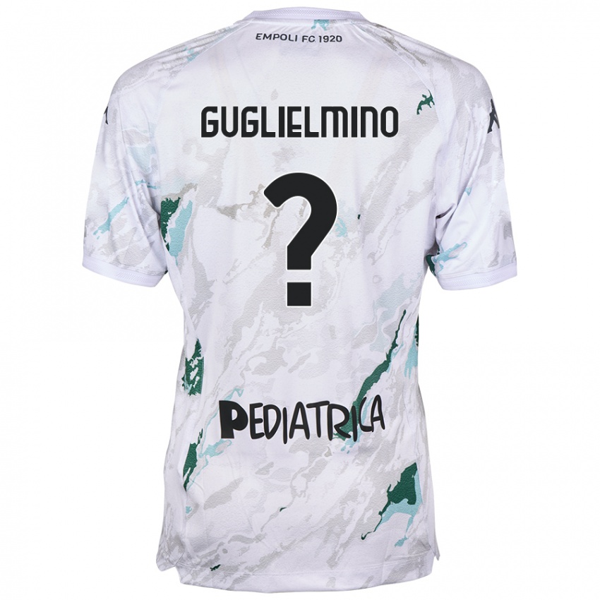 Niño Camiseta Federico Guglielmino #0 Gris 2ª Equipación 2024/25 La Camisa Argentina