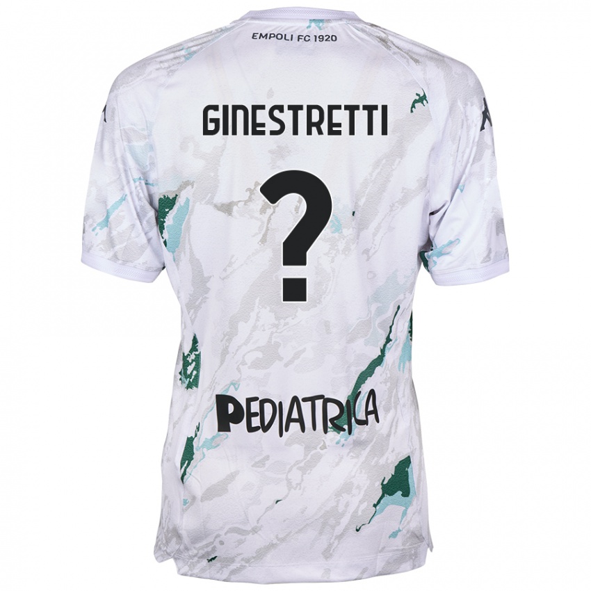 Niño Camiseta Davide Ginestretti #0 Gris 2ª Equipación 2024/25 La Camisa Argentina